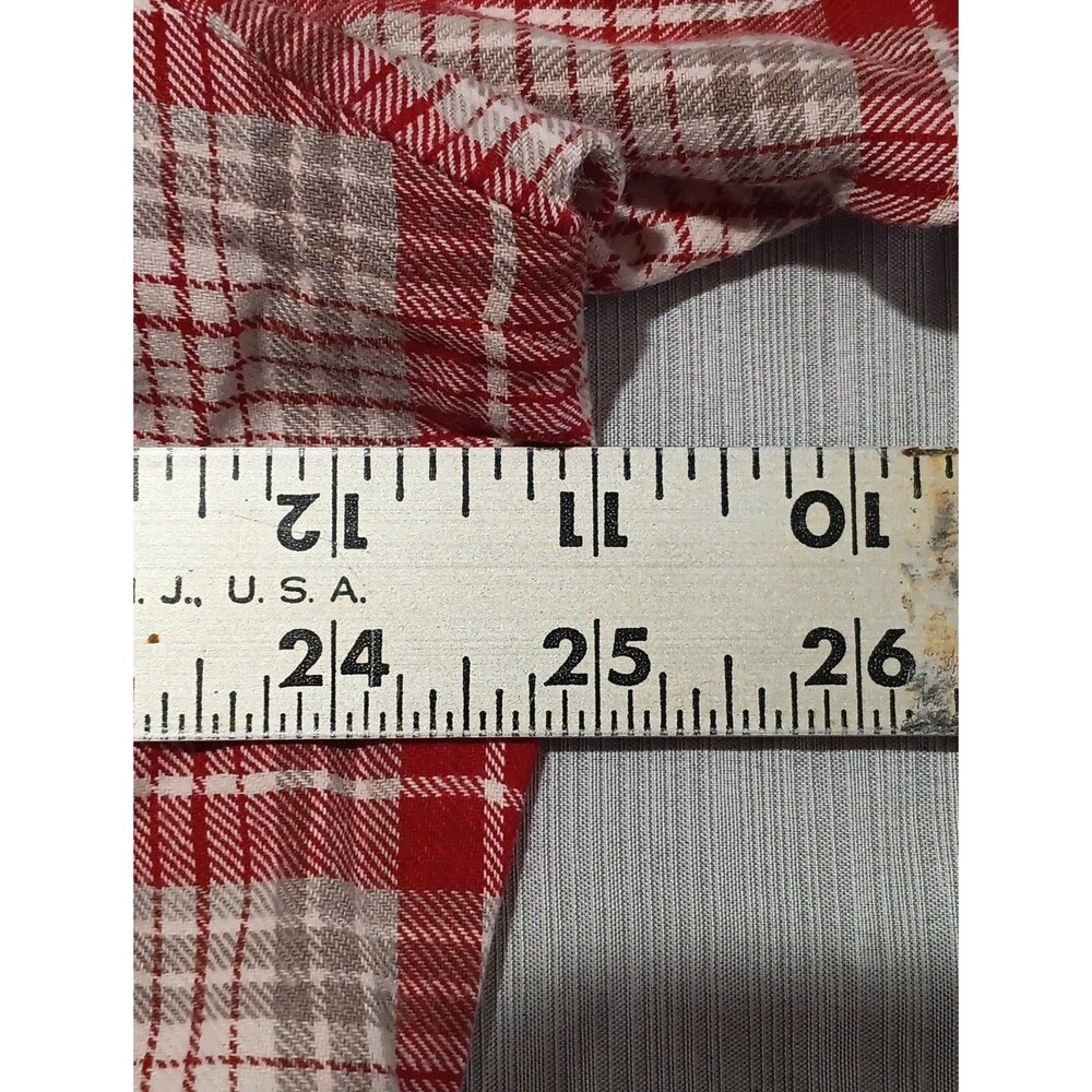 Vintage 90s Polo Ralph Lauren Handwoven Plaid Shirt Men’s Lrg Made in Singapore - Picture 5 of 5